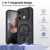 KEYSION Magnetic Phone Case for for Infinix GT 20 Pro 5G Silicone+PC Matte Translucent Shockproof Cover for Infinix GT 20 Pro