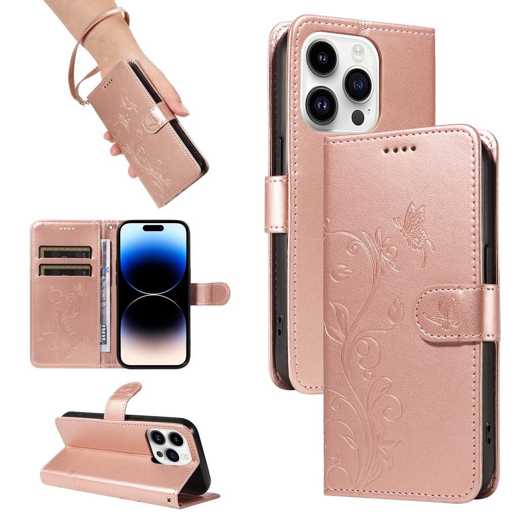 Suitable for Moto G84 Mobile Phone Leather Case Google 8A Apricot Tree Butterfly Flower Card Wallet Holder Hand Strap 1 + 11
