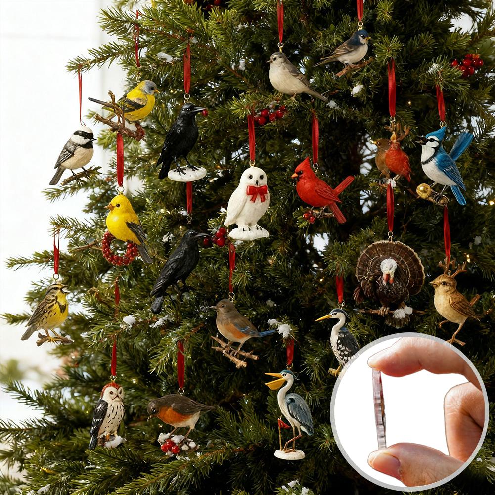 Halloween Advent Calendar Christmas Countdown Calendar Advent Decor Bird Surprise Box With 2D Calendar Pendant Acrylic Uniq N6M3