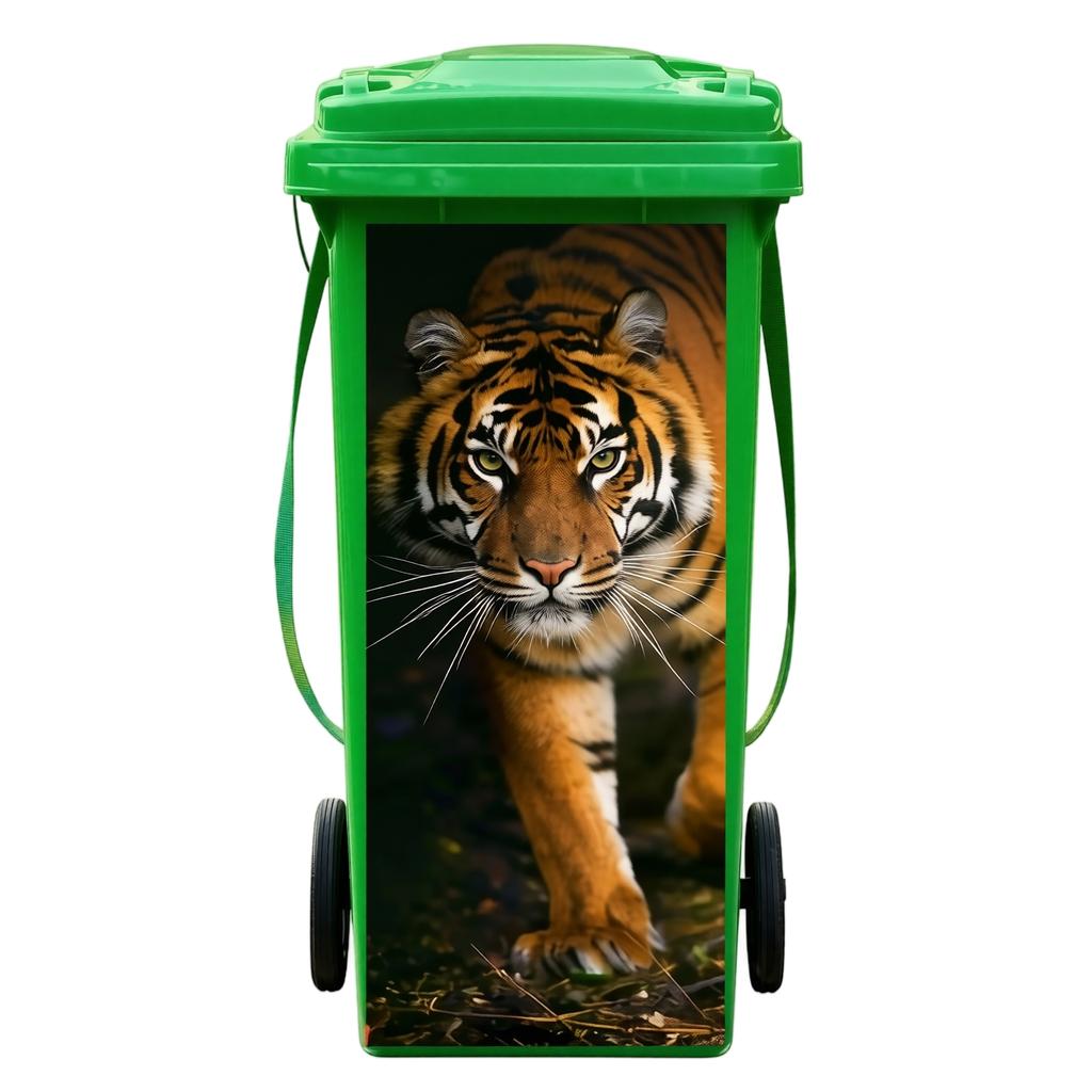 Outdoor Can Sticker, Adhesive Decal for Garbage