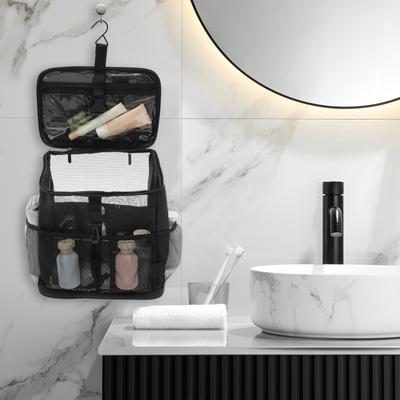 Mesh Shower Caddy Large Capacity Portable Toiletry Organizer Cosmetic Storage Bag Multifunctional Shower Bag with Zipper
