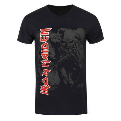 Iron Maiden T-Shirt Trooper Hi Contrast Rockband Neu Schwarz Offiziell