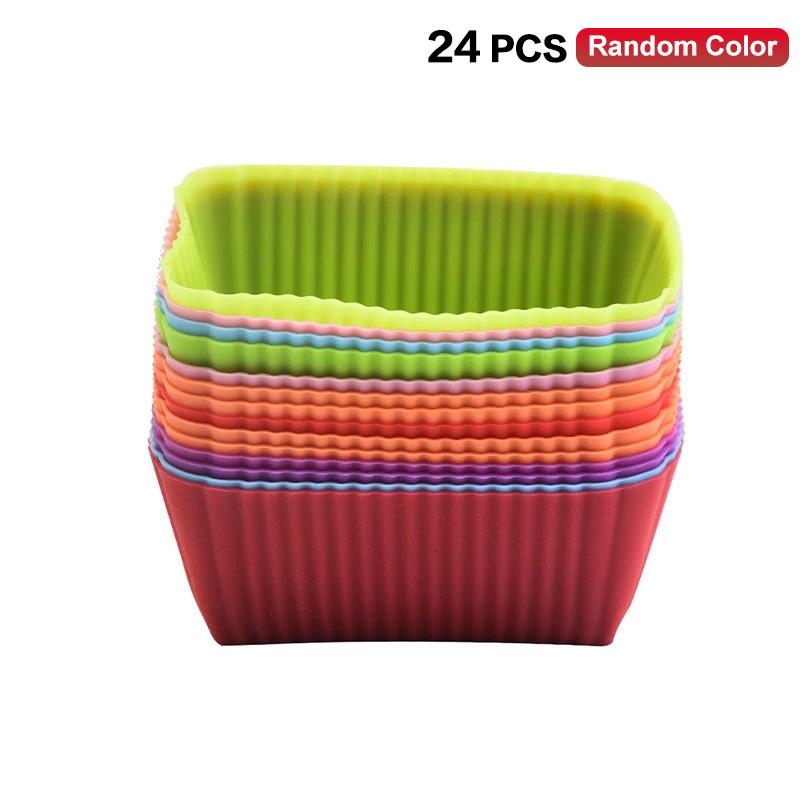 12/24 Peças Divisórias de Silicone para Marmita Divisórias de Bento para Marmita Divisórias de Prato Copos Molho de Salada Para Acessórios de Almoço de Crianças