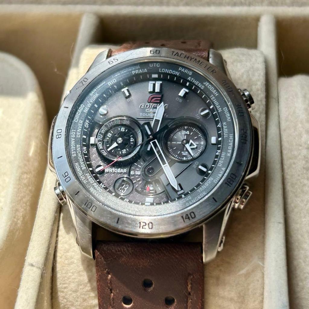Used CASIO Edifice Men's Watch Seiko Citizen Orient Lovers!