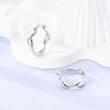 New Earrings for Women 925 Silver Color Star Geometric Entangle Zircon Earrings Fine Wedding Engagement Birthday Jewelry Gifts