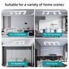 3 Color 110-220V GU10 LED Track Light Spotlight Suit Ceiling Lamp  COB Spot Lights For Kitchen Commercial Living Room Home