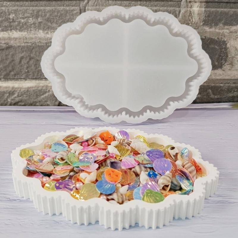 Easy To Use Silicone Mold Creating Decorative Trays Moulds with Unique Cloud Shape Suitable for Gifting Hand-Making