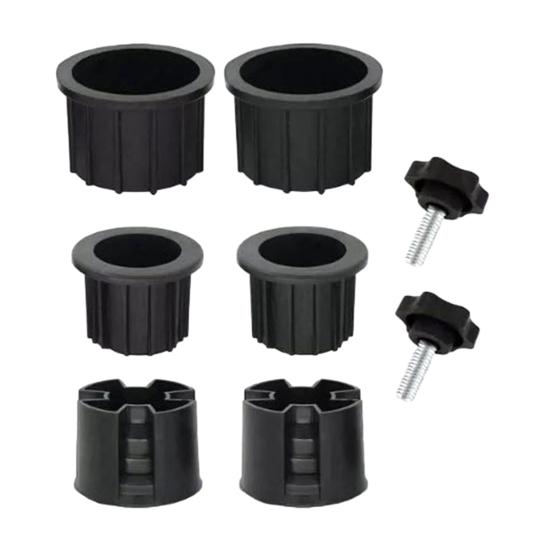 6/8/12Pcs Umbrella Stand Parts Replacement Weather-Resistant Parasol Stand Accessories Heavy Duty Umbrella Base Bracket with M8 Screws
