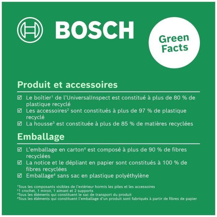 Caméra D'inspection UniversalInspect De Bosch (endoscope D'un Diamètre De 8 Mm Pour Des Images Couleur De Haute Qualité Avec Une