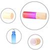 5pcs Thick Glass Roll On Bottles 5ml Gradient Color Empty Bottle Roller Ball Bottle For Essential Oil Travel Kit