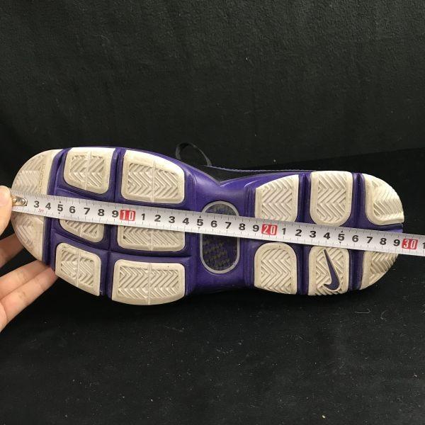 Nike Zoom Kobe 2 Lite buty skórzane za kostkę US8.5 26.5 biało-fioletowe(UŻYWANY)