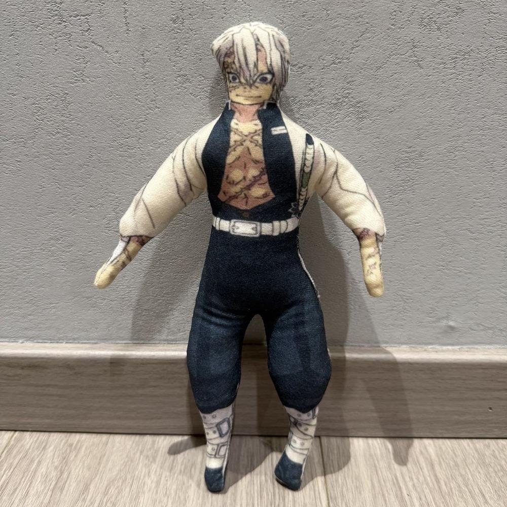 Anime Demon Slayer  Stuffed Doll Tomioka Giyu Kamado Tanjirou Kamado Nezuko Agatsuma Zenitsu Twistable Shape Plush Toy Figure