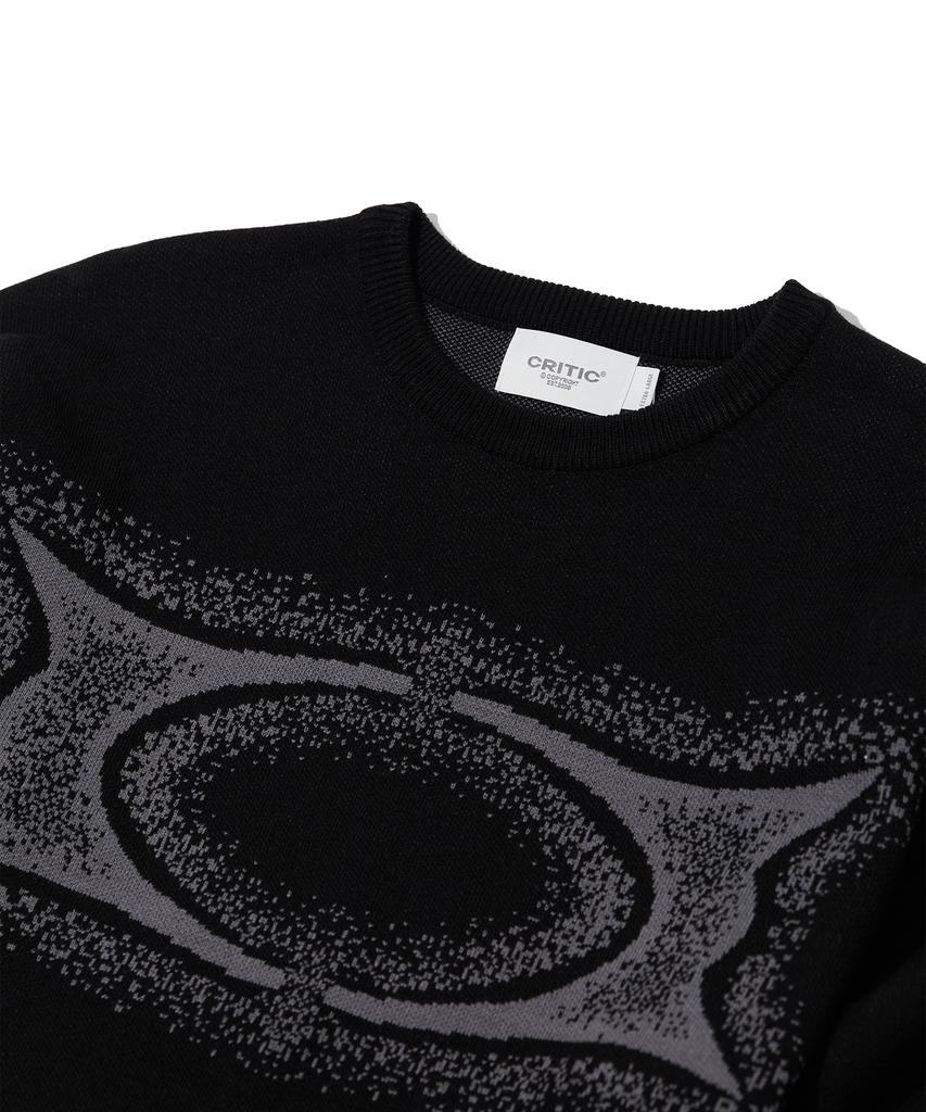 CRITIC Wormhole Noise Knit Black