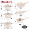 Set 12 Elemente. Marmorierte Töpfe Klausberg Kb-7959