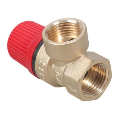 Soupapes de sécurité en laiton robustes et efficaces en pouces DN15 pour eau, huile, gaz, pression avec diaphragme EPDM, usage quotidien décontracté