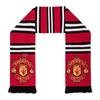 Manchester United FC Stripe Jacquard Knitted Scarf