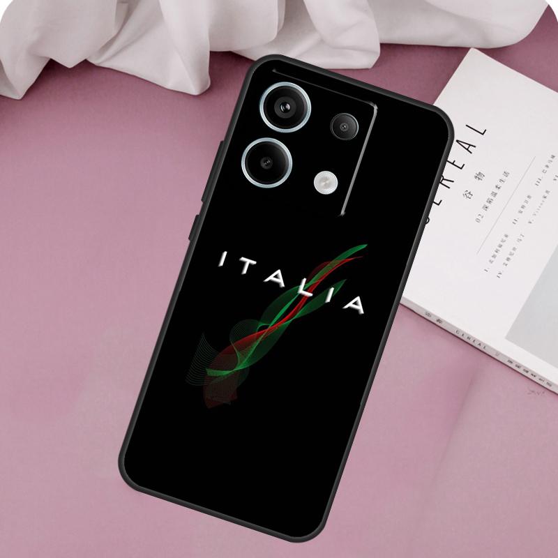 Italy Flag Case For Xiaomi Redmi Note 13 14 12 11 10 9 15 Pro Plus Redmi 15 14C 10C 12C 13C 15C Cover
