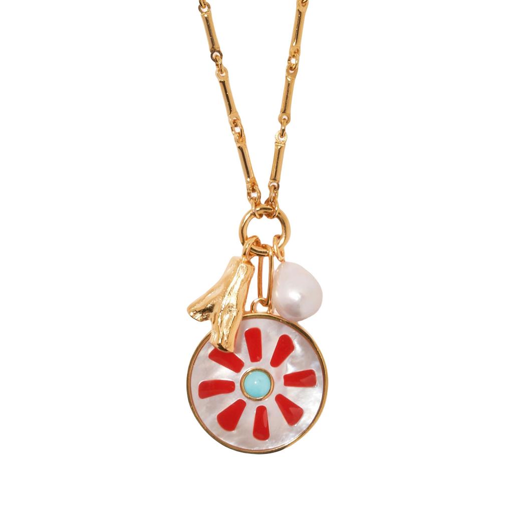 Multipurpose Pendant Necklace With Vibranting Color Suitable for Casual and Formal Outfits Daily Use Casual Wear