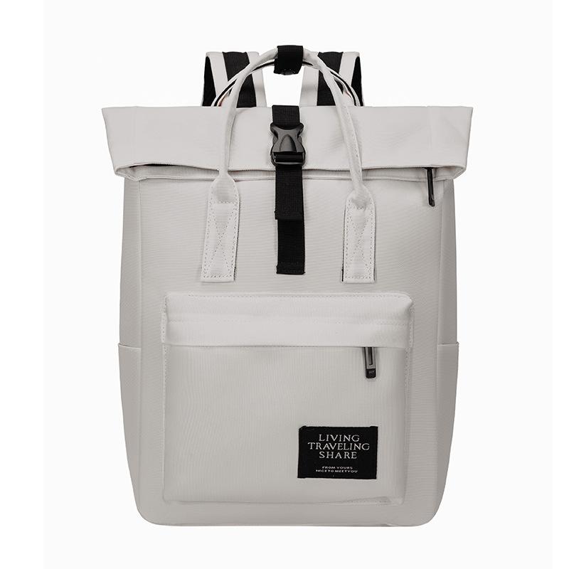 

Мужской рюкзак для путешествий на открытом воздухе, большая вместимость, школьная сумка для студента, женский рюкзак серый