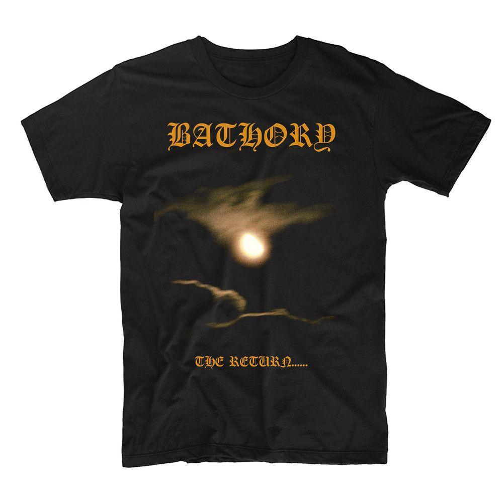 Unisex shirt Cotton Oversize Large Size Bathory The Return T-Shirt Tee MEN'S WOMEN'S