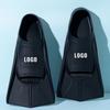 High Quality Silicone Child Short Floating Swim Fins Professional Comfortable Assisting In Learning Underwater Swimming