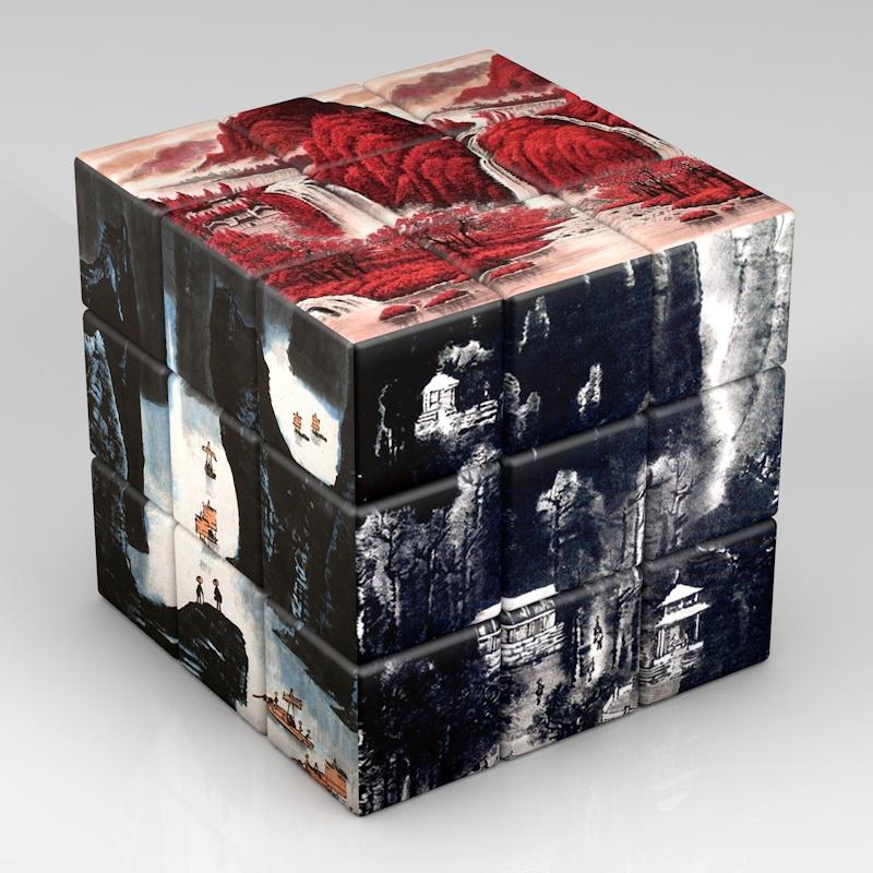 

Волшебный кубик-головоломка 3x3x3 Katsushika Hokusai, японский узор, Speed ​​Cubo, детские подарки, развивающие игрушки-непоседы