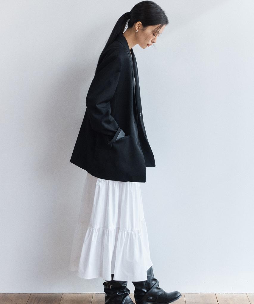MIXXO Tiered Long Skirt