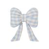 Grid Pattern Bowknot Pillows Plaid Interior Car Seat Cushion Bow Shape Pillow  Adults Use