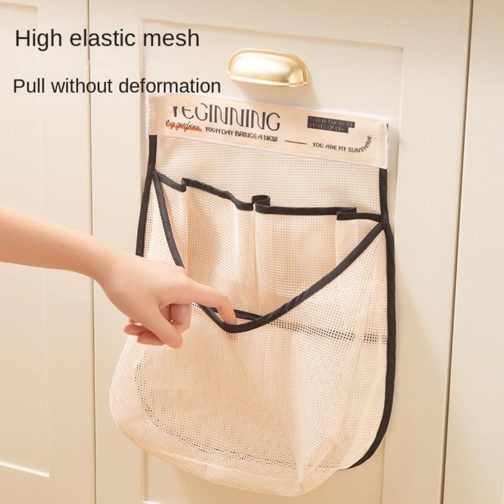 

Hanging Vegetable Storage Net Bag Large Capacity Storage Bag Plastic Bag 28x24cm