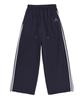 D.XO.H Snap Big Wide Nylon Track Pants Navy/White