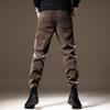 Men's American Style Patchwork Corduroy Jogger Sweatpants