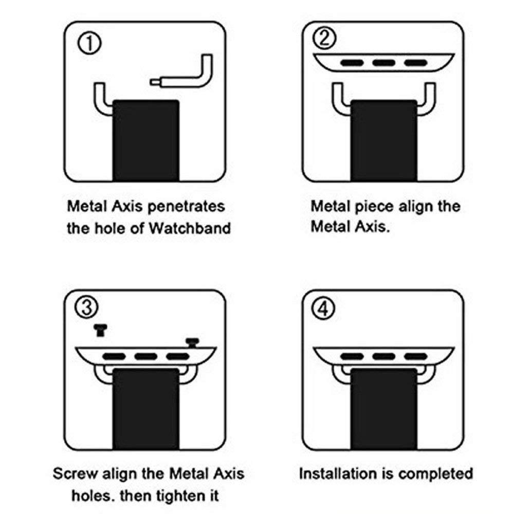 Connettore Adattatore per Apple Watch Serie 7 6 SE 5 4 3 Cinturino 44mm 40mm per Iwatch 41mm 45mm 42mm 38mm Accessori Strumento Vendita all'Ingrosso