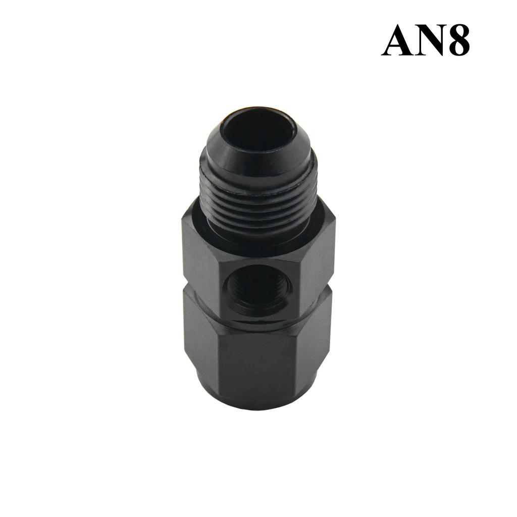 Straight Male Flare To Female Swivel Fitting 4AN 6AN AN8 AN10 12AN 1/8″ NPT Gauge Port Fuel Pressure Sensor Take Off Adaptor Tee