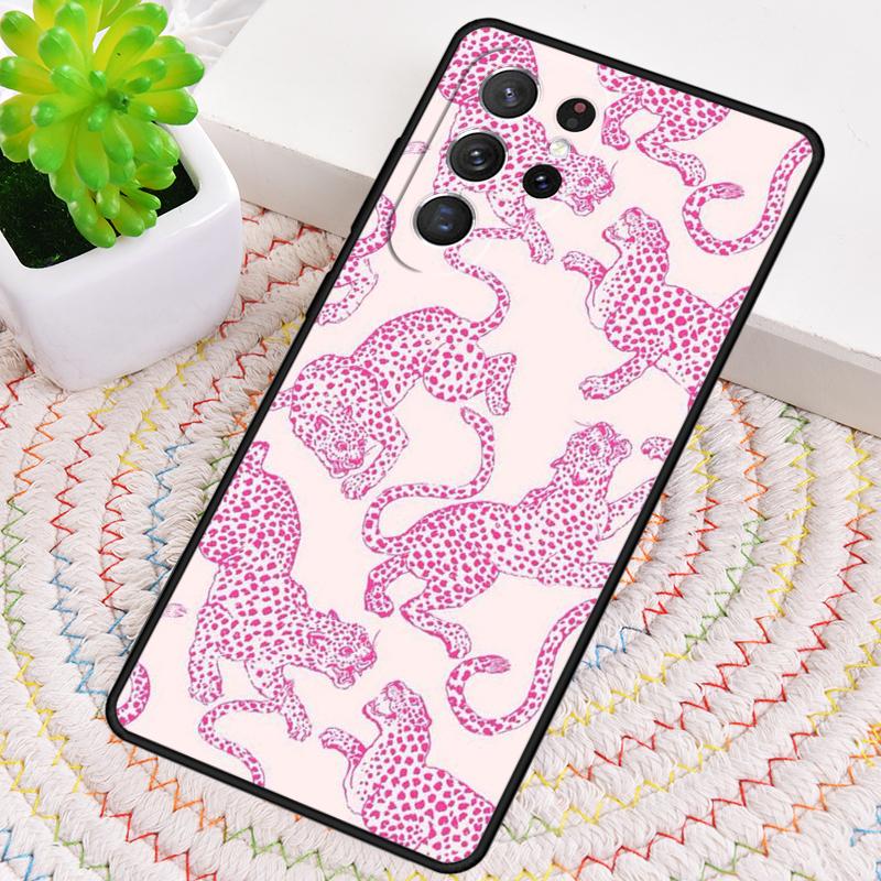 Cute Cheetah Phone Case for Samsung Galaxy Note 10 Pro S26 Ultra S23 S24 FE S25 S21 S22 PLUS Shockproof Cove