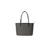 Tory Burch T Monogram Classic Print Zipper Tote Bag Women Tote Navy-Blue 152299-405