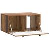 Wall Mounted TV Cabinet 59.5 x 41 x 30 cm Reclaimed Wood Look