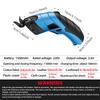 New cordless electric tailoring scissors USB charging Suitable for cutting cotton fabric/leather/cloth and other materials