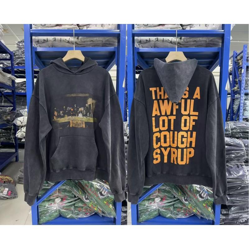Oversized Vintage Washed Hooded Sweatshirt Men Women Teens Streetwear Loose Fit Cotton Pullover Fall 2025