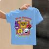 2026 T-shirt per Bambini Five Nights At Freddys Cartone Animato T-shirt Grafica FNAF Top Sportivi Casual per Bambini Maniche Corte Abbigliamento per Bambini