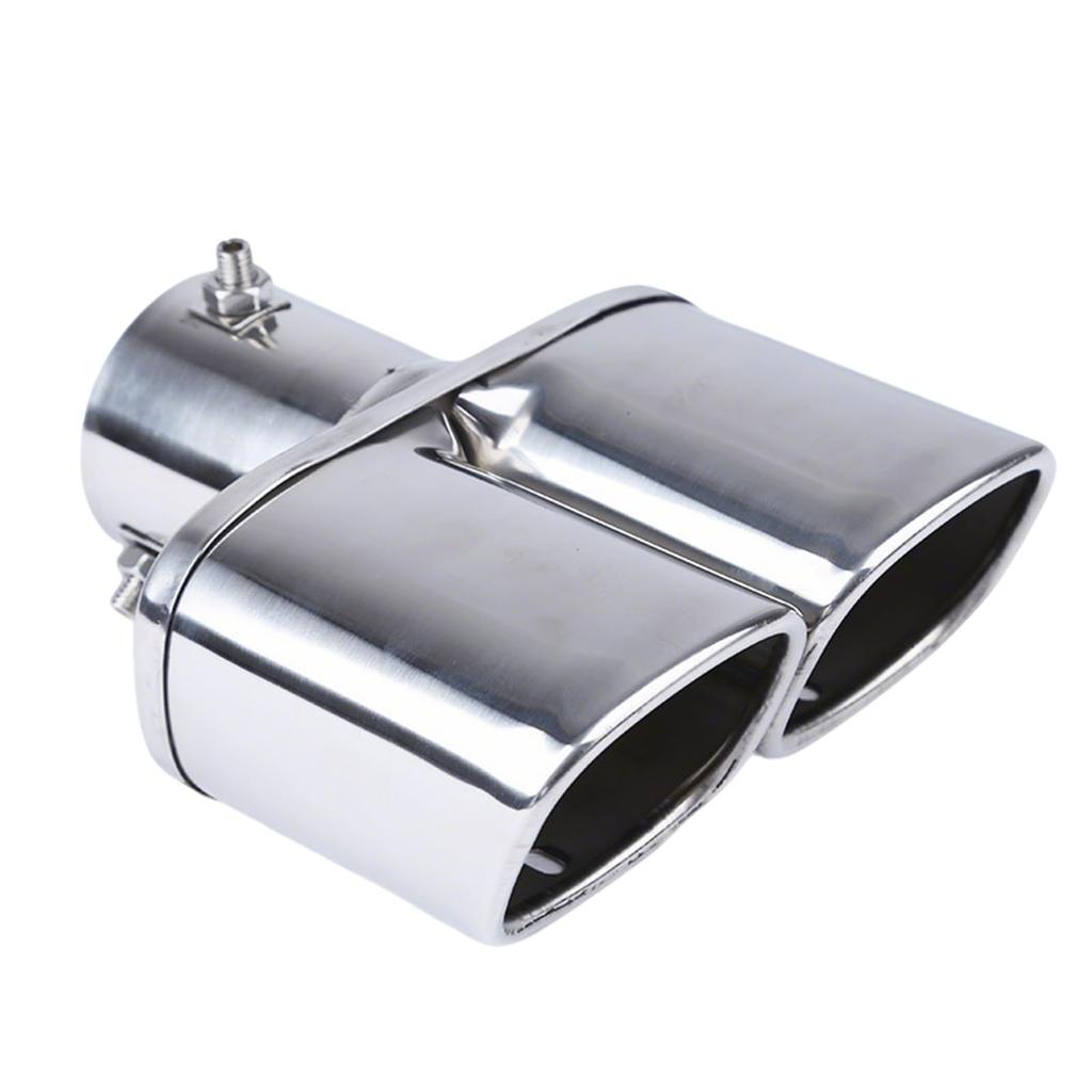 Jeep Wrangler JL 2019-Present Stainless Steel Muffler Cutter 2 Exhaust Pipe Decoration for Car