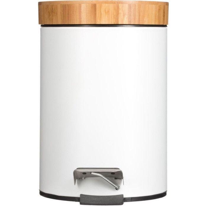 "Natureo" Pedal Bin 3 Liters White Atmosphéra - White