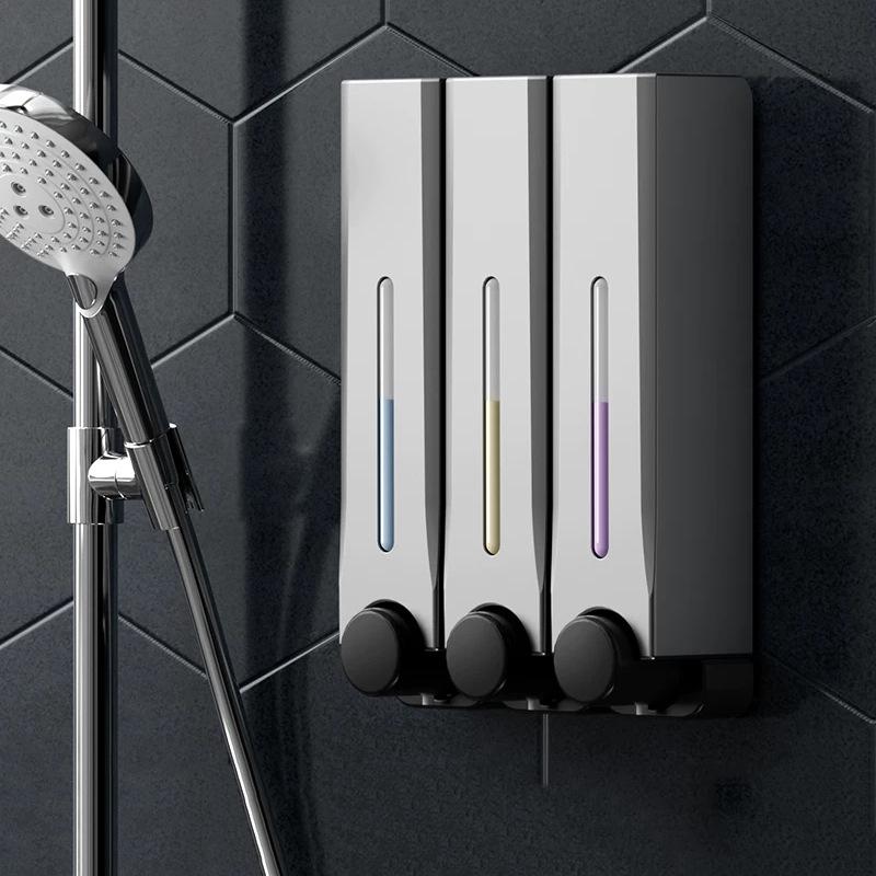 Wall-Mounted Soap and Shampoo Dispenser for Bathroom