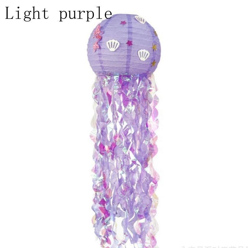 

Медузы Бумажные Фонарики Русалка Блестящие Подвески Подвески Океан Тематические Вечерние Украшения для Дня Рождения Принадлежности