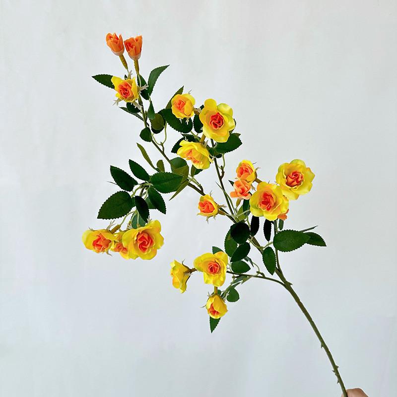 Mini Flower Artificial Rose Wedding Hotel Restaurant Desktop Decoration Ornament