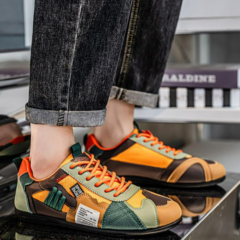 Men Sneakers Mesh Casual Shoes High Quality Comfortable Outdoor Flats Lightweight Male Running Shoes Lace-up Plus Size Men Shoes