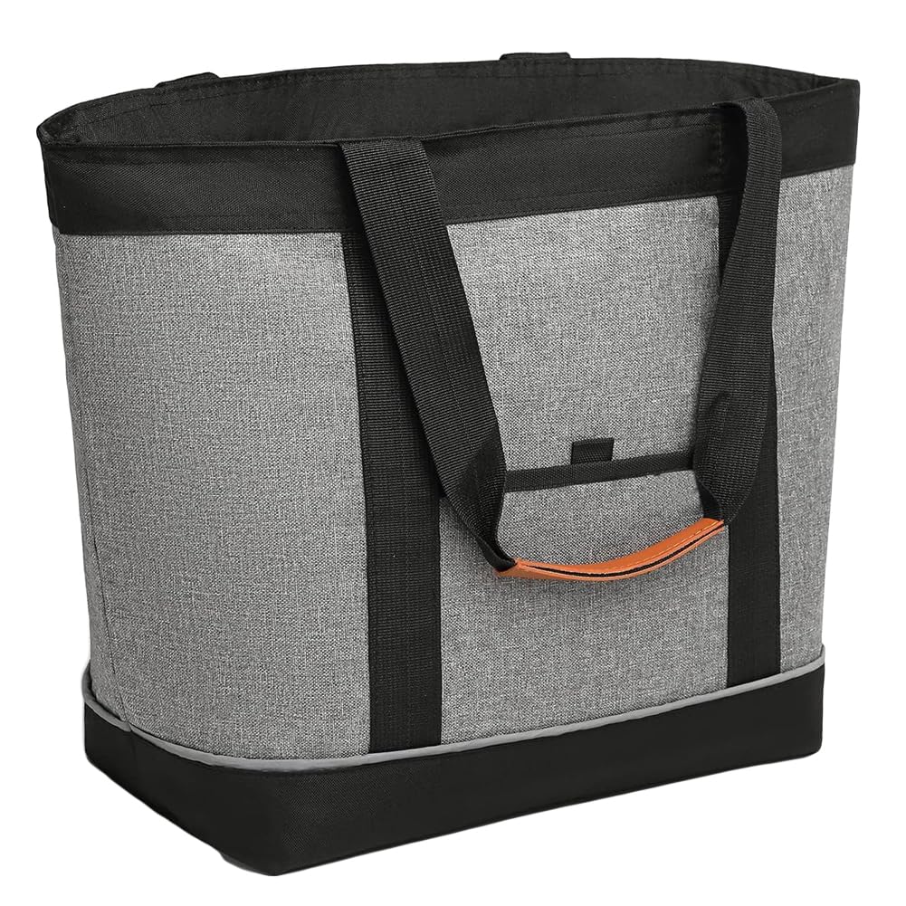 

Cooler Cold Thermal Tote Soft Eco Large Waterproof [FUPUTWO] Bag, Insulation, Insulation, Bag, Cooler, Bag, Capacity, (Gray) [Item] сірий колір