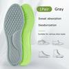 Summer Deodorant Sports Insoles for Shoes Sweat-absorbing Breathable Deodorant Anti-sweat Soft Shoe Pads Inserts for Man Women