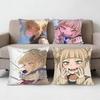 HHimiko TToga Kissenbezug Sofa Wohnzimmer Schlafzimmer Kopfteil Rückenlehne Kissen Quadratisches Kissen Nickerchenzeit