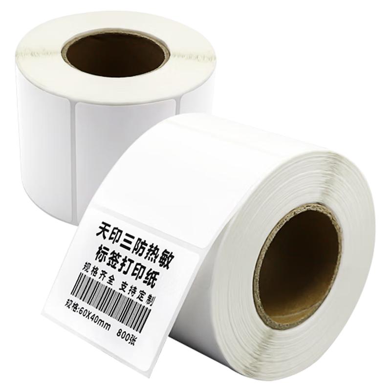 Tanyo Triple-Proof Thermal Label Paper 60mm x 40mm x 800 sheets