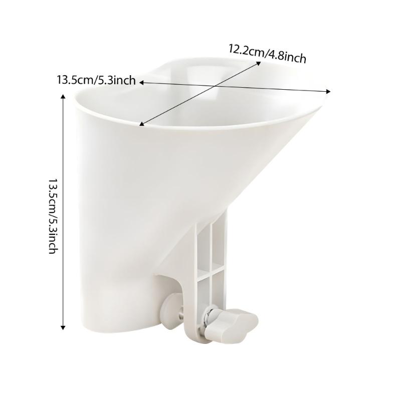 Universal Stand Mixer Flour Funnel With Nonslip Base And Wide Mouth Kitchen Accessories Perfect For Cakes And Breads